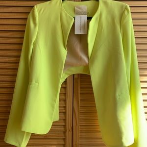 Naked Wardrobe Blazer (Neon Yellow)